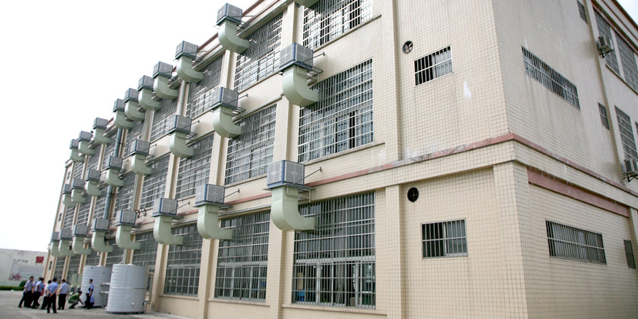 廣東某戒毒所生產(chǎn)車間選擇星科環(huán)保空調冷風機