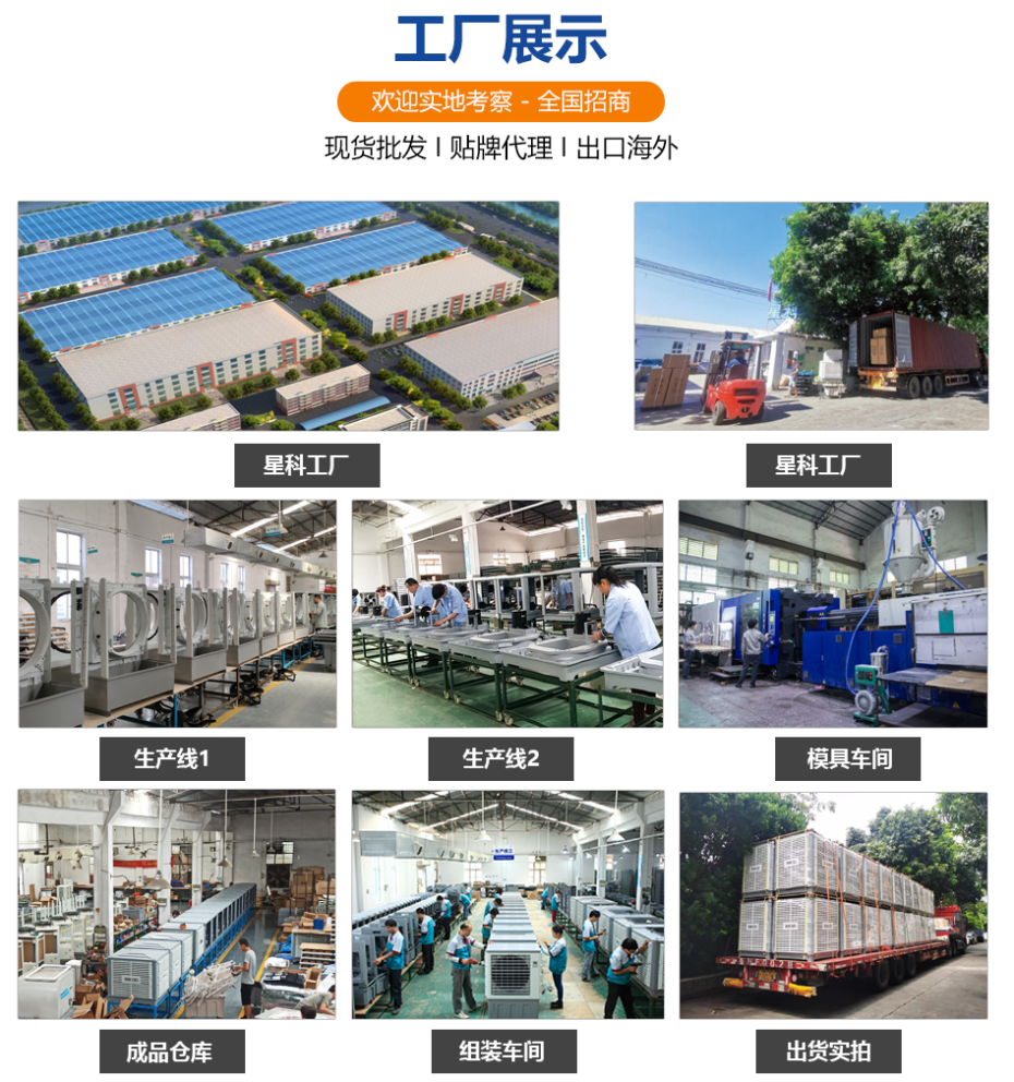 星科環(huán)保空調(diào)降溫通風(fēng)生產(chǎn)廠家生產(chǎn)車間