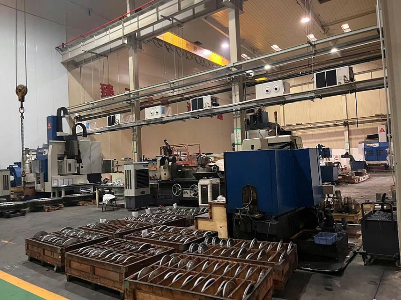 齒輪廠車間降溫使用工業蒸發冷省電空調，用電量只需傳統空1/6