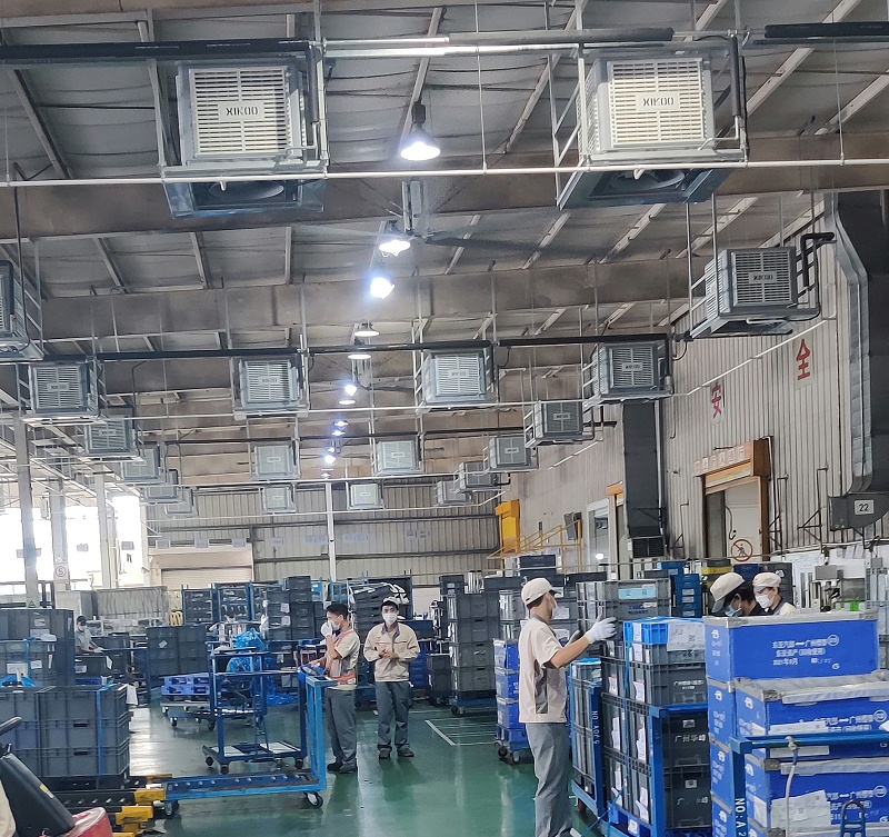 星科環(huán)?？照{(diào)-廠房車間降溫案例