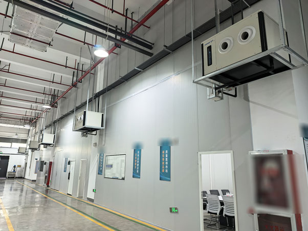 廠房工業(yè)車間降溫設(shè)備選，蒸發(fā)冷省電空調(diào)-臥式射流空調(diào)機組